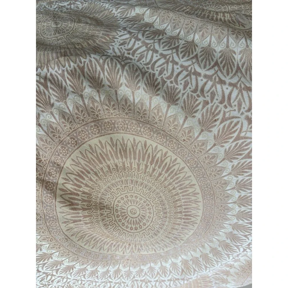 Peacock Alley Couture Gold Medallion King Duvet w/2 Shams Egyptian Cotton USA